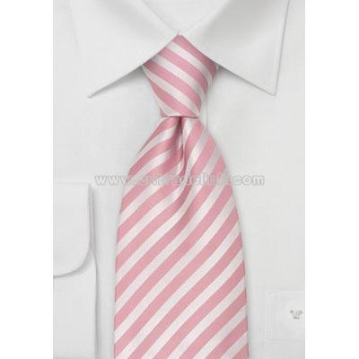 Pink Neckties Modern Striped Pink Tie