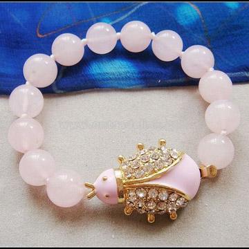 Pink Rhinestones Bracelet