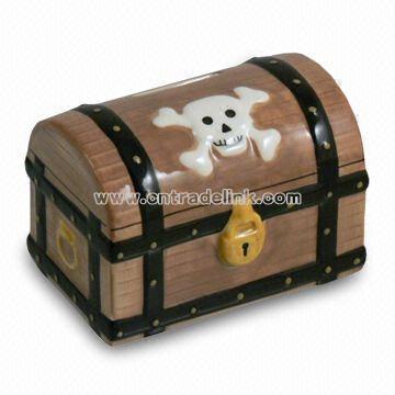 Pirate Case-shaped Cash Box