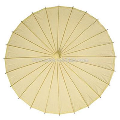 Plain Chinese Bamboo and Paper Parasols