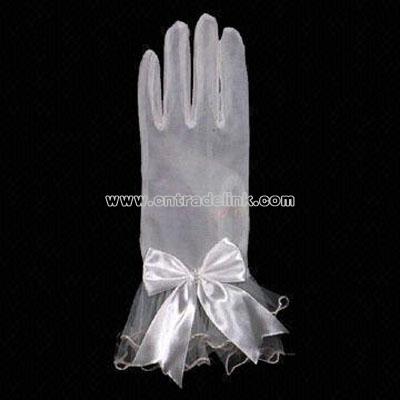 Plain Dye Wedding Dress Glove