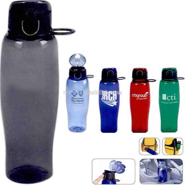 Plastic 24 oz water bottle