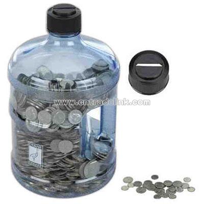 Plastic 64 oz bank jug