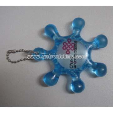 Plastic Can Bottle Opener Keychain