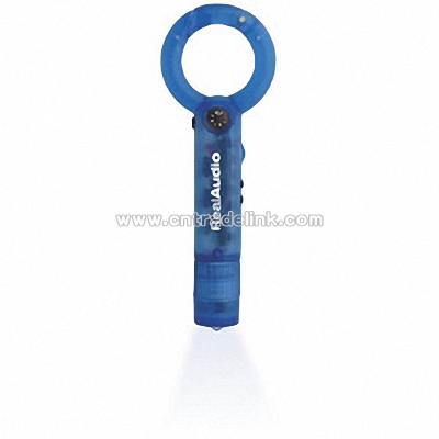 Plastic Carabiner Flashlight Radio