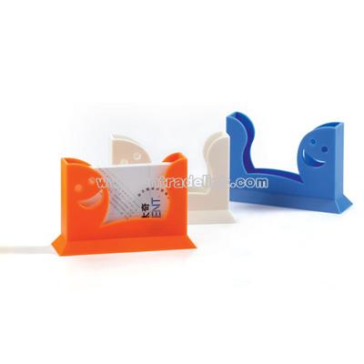 Plastic Cartoon Business Card Holder