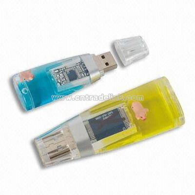 Plastic Liquid USB Memory Sticks