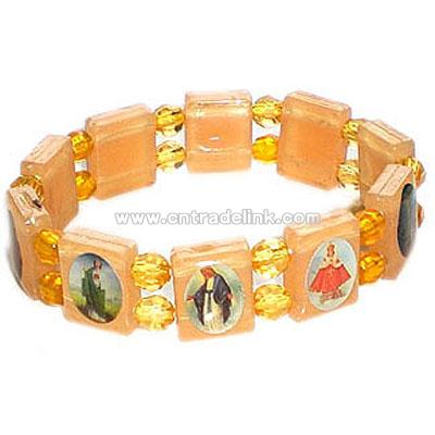Plastic Religious Bracelet