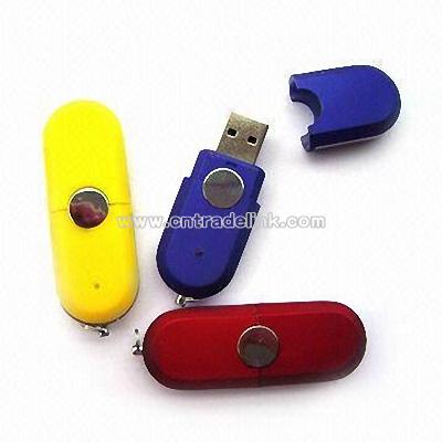Plastic USB Flash Memory Drive