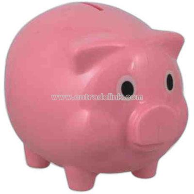Plastic original pig shaped coin bank
