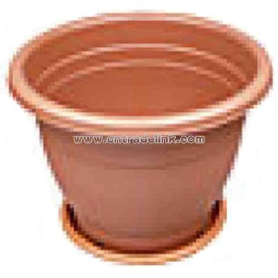 Plastic potting vase