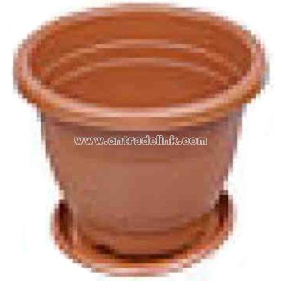 Plastic potting vase