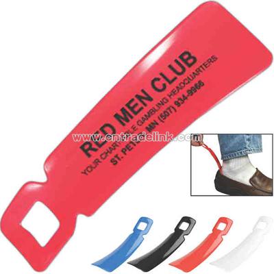 Plastic shoe horn