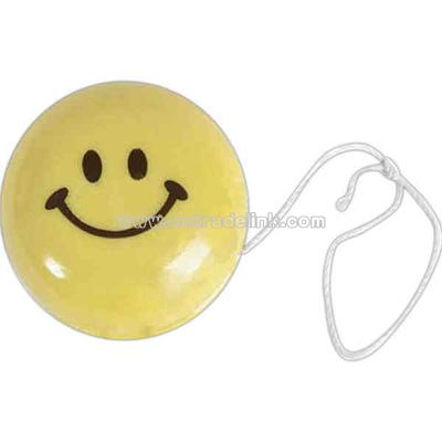 Plastic smile face yo-yo