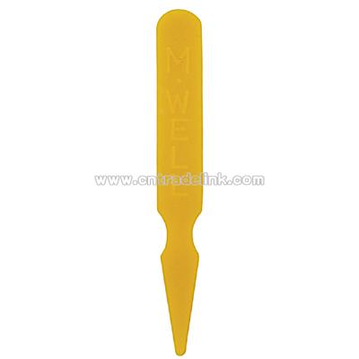 Plastic steak marker medium well (yellow)