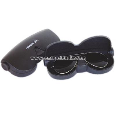 Plastic sunglasses holder