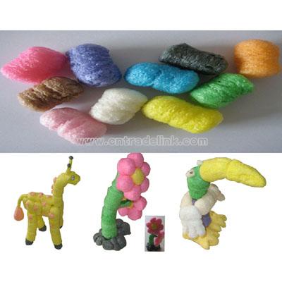 Plasticine of Foam Putty