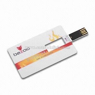 Plug-and-play Card USB Flash Drive