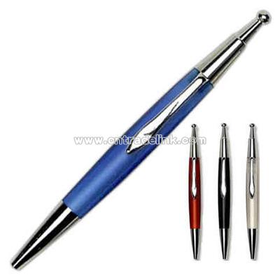 Plunger action design pen