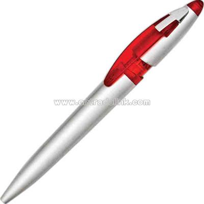 Plunger action pen
