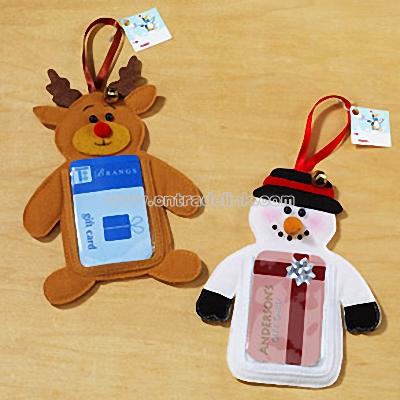 Plush Gift Card Holder