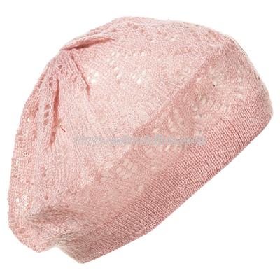 Pointelle Beanie Hat