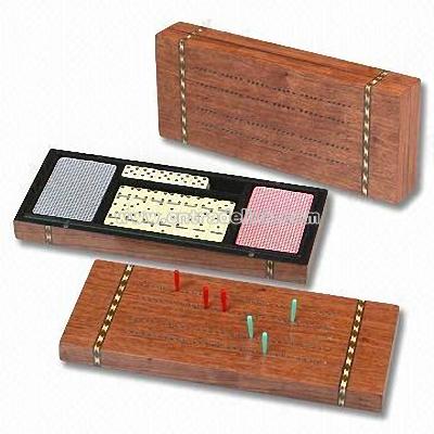 Poker Set with Domino and 2 Decks Poker