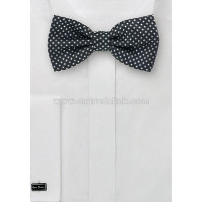 Polka Dot Bow Tie Matching Pocket Square