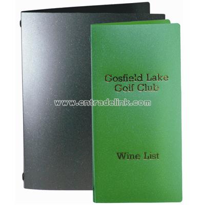 Poly Menu Covers & Wine Lists