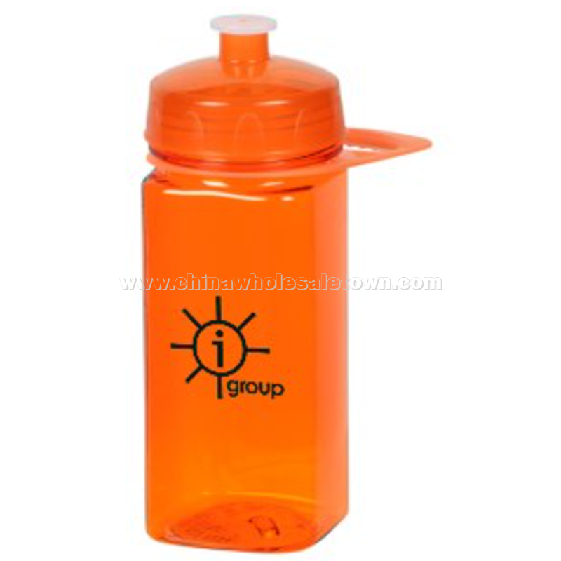 PolySure Squared-Up Water Bottle with Handle - 16 oz.