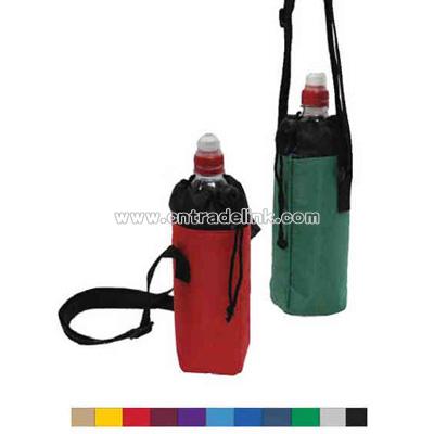 Polyester 420 denier polyurethane insulated water bottle holder