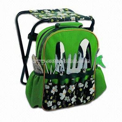 Polyester Backpack Garden Tool Set