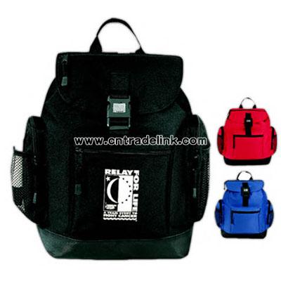 Polyester Drawstring Deflector Backpack