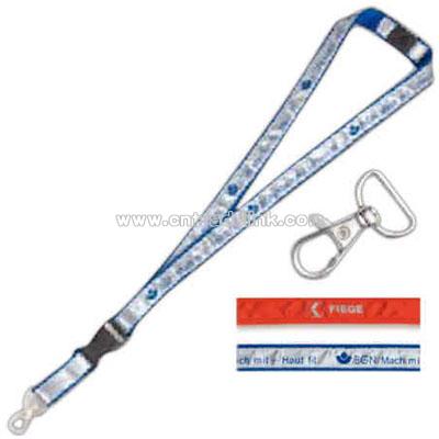 Polyester lanyard