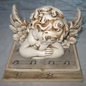 Polyresin Angel Solar Light
