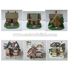 Polyresin Building Crafts and Christmas House Gifts