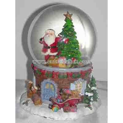 Polyresin Christmas Water Globe