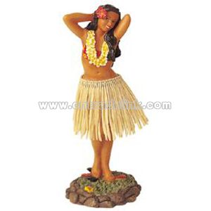 Polyresin Dashboard Hula Girl Craft and Promotion Gift