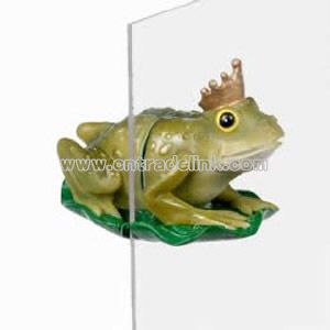 Polyresin Frog Window Ornament and Magnet Bird