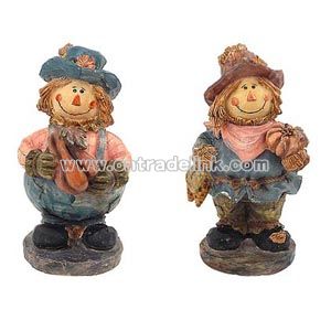 Polyresin Harvest Scarecrow Figure Gifts
