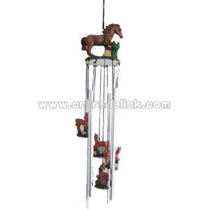 Polyresin Horse Wind Chime Crafts