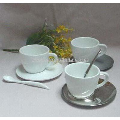 Porcelain Cappuccino Cup Set