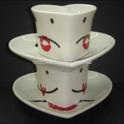 Porcelain Cup and Saucer