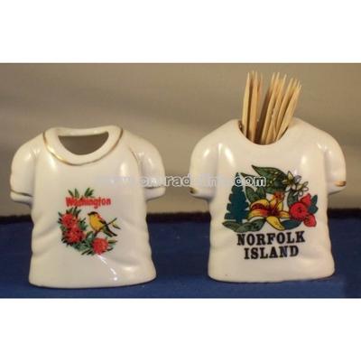 Porcelain Toothpick Holder