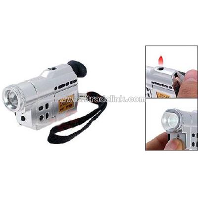 Portable Camera LED Torch Cigarette Lighter