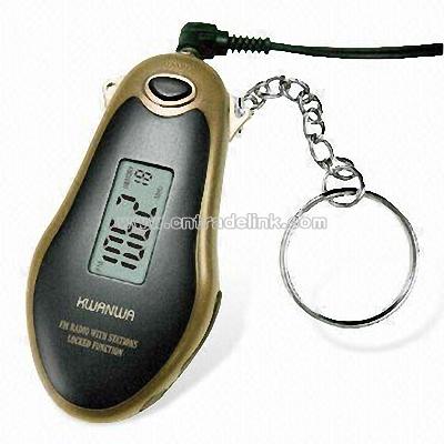 Portable FM Radio with LCD Frequency Display