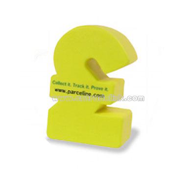 Pound Sign shaped stress ball