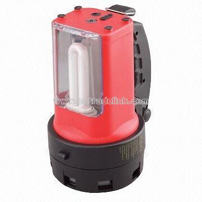 Power Rechargeable Spotlight with Energy-saving 7W Fluorescent Tube