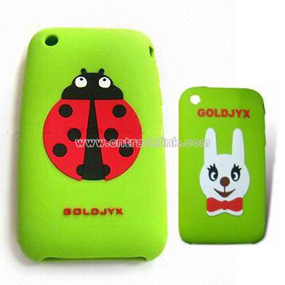 Printing Logo Silicone Phone Case for iPhone 3G