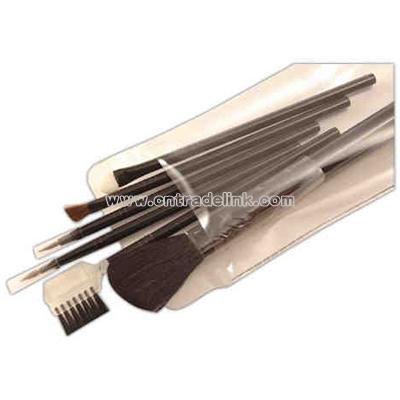 Professional size cosmetic brush kit
